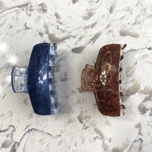 2 piece set of claw clips